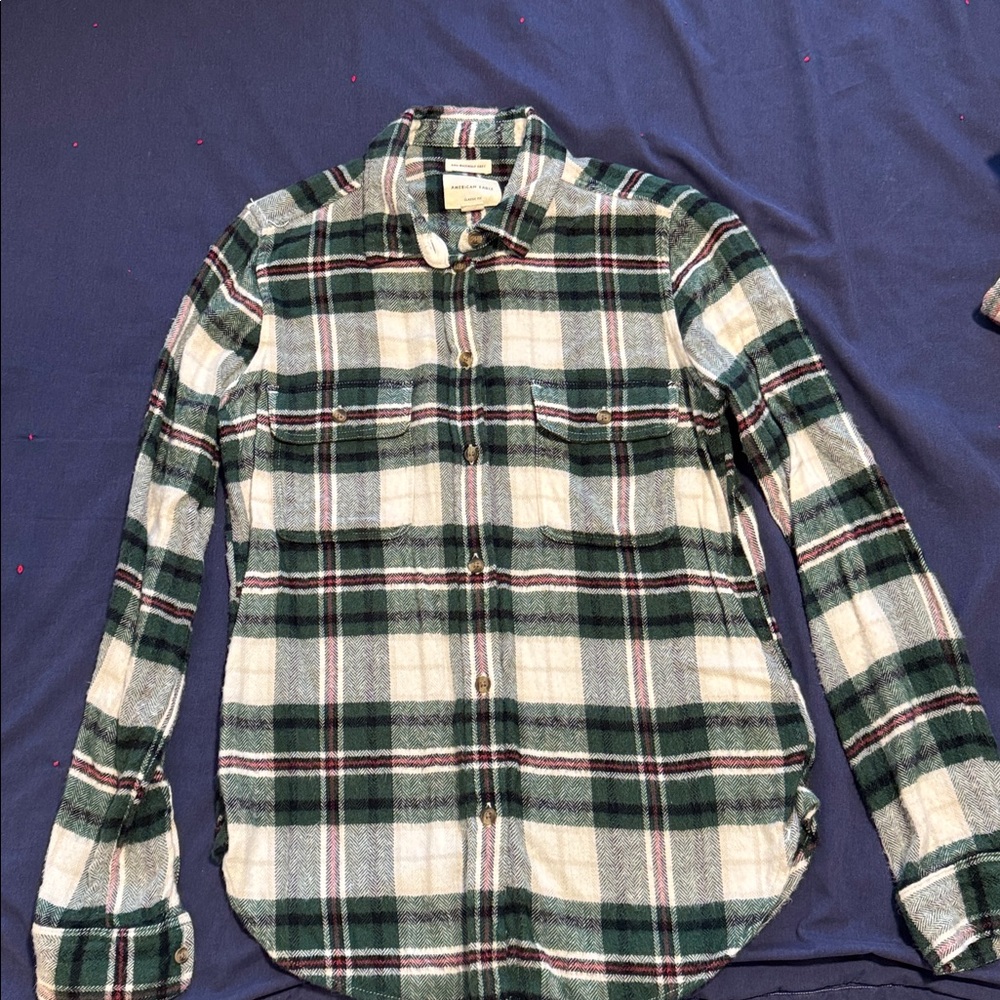 Green Plaid Flannel
